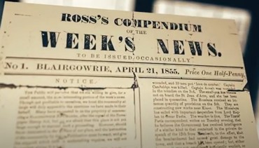 Blairgowrie's First Newspaper and Blairgowrie's First Printworks