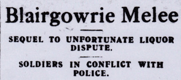THE BLAIRGOWRIE RIOT